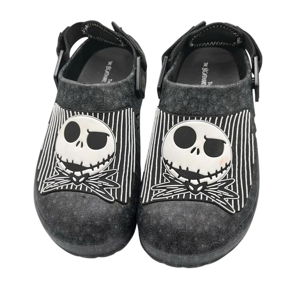 Crocs Jack Skellington Clogs Goth Shoes Men 8 Women 9 Nightmare Before Christmas